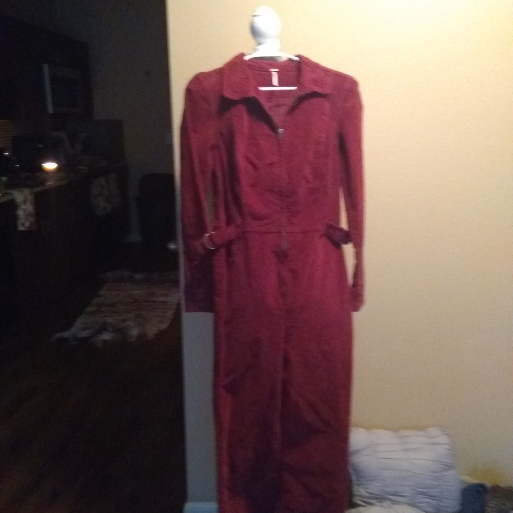 Free people curdoroy size 4 jumpsuit